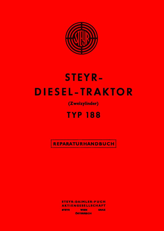 Steyr 188 Traktor Reparaturanleitung