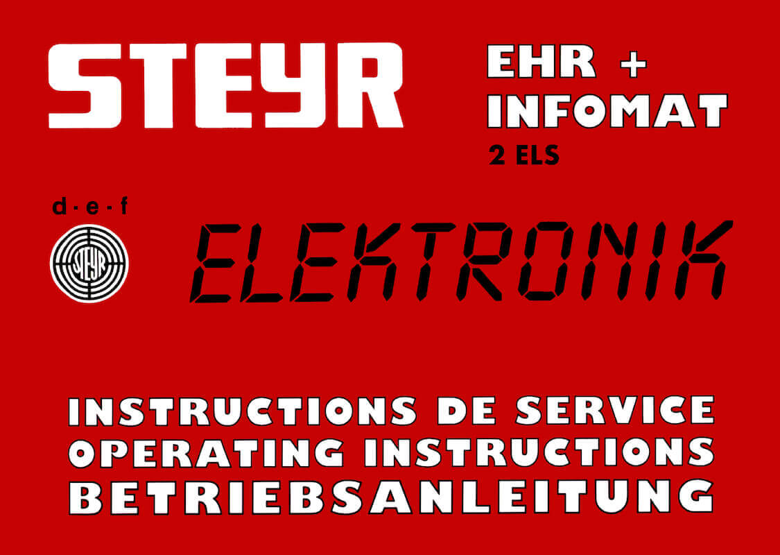 Steyr 8080 8090 8110 8130 8150 8165 8170 8180 EHR Betriebsanleitung