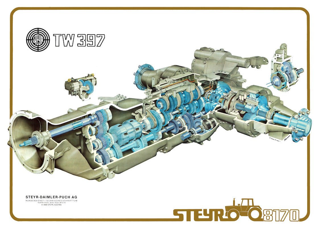 Steyr 8170 - TW397 Poster