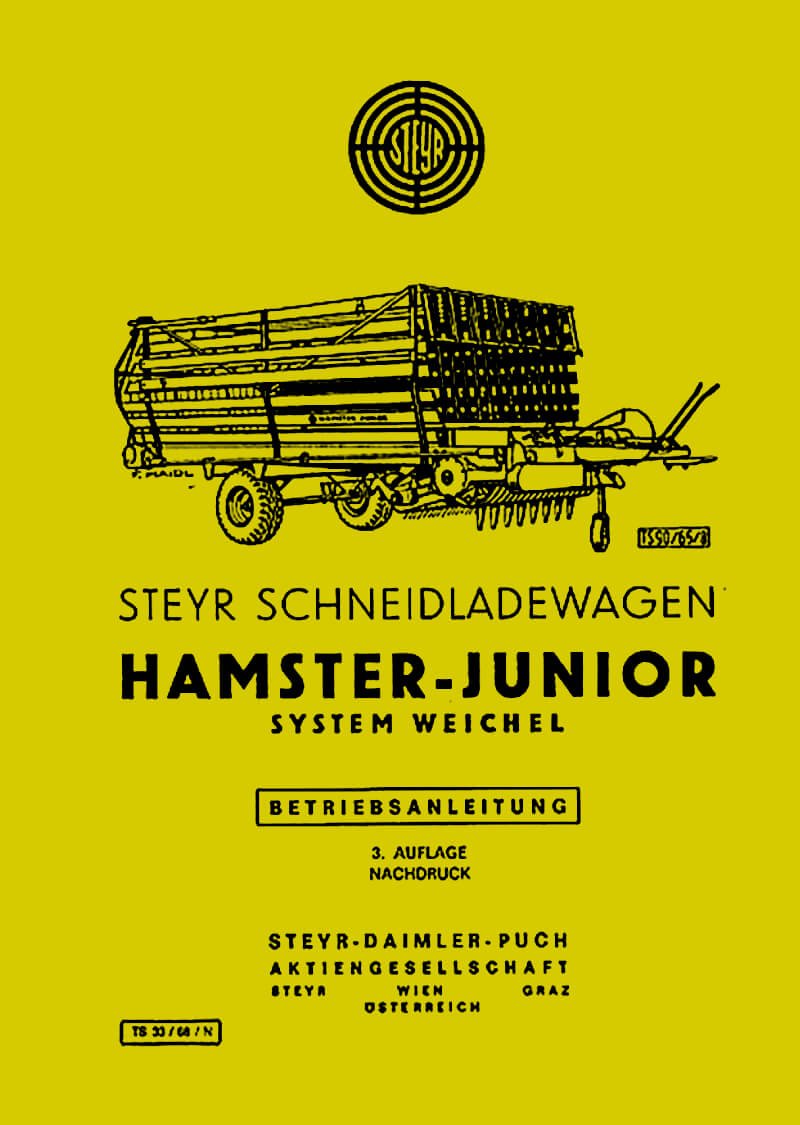 Steyr Hamster System Weichel Betriebsanleitung