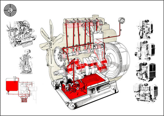 Steyr WD Motoren Poster